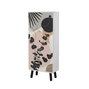 Hanah Home SB 966 Zapatero Organizador Elegante Blanco y Negro 50x135x38cm